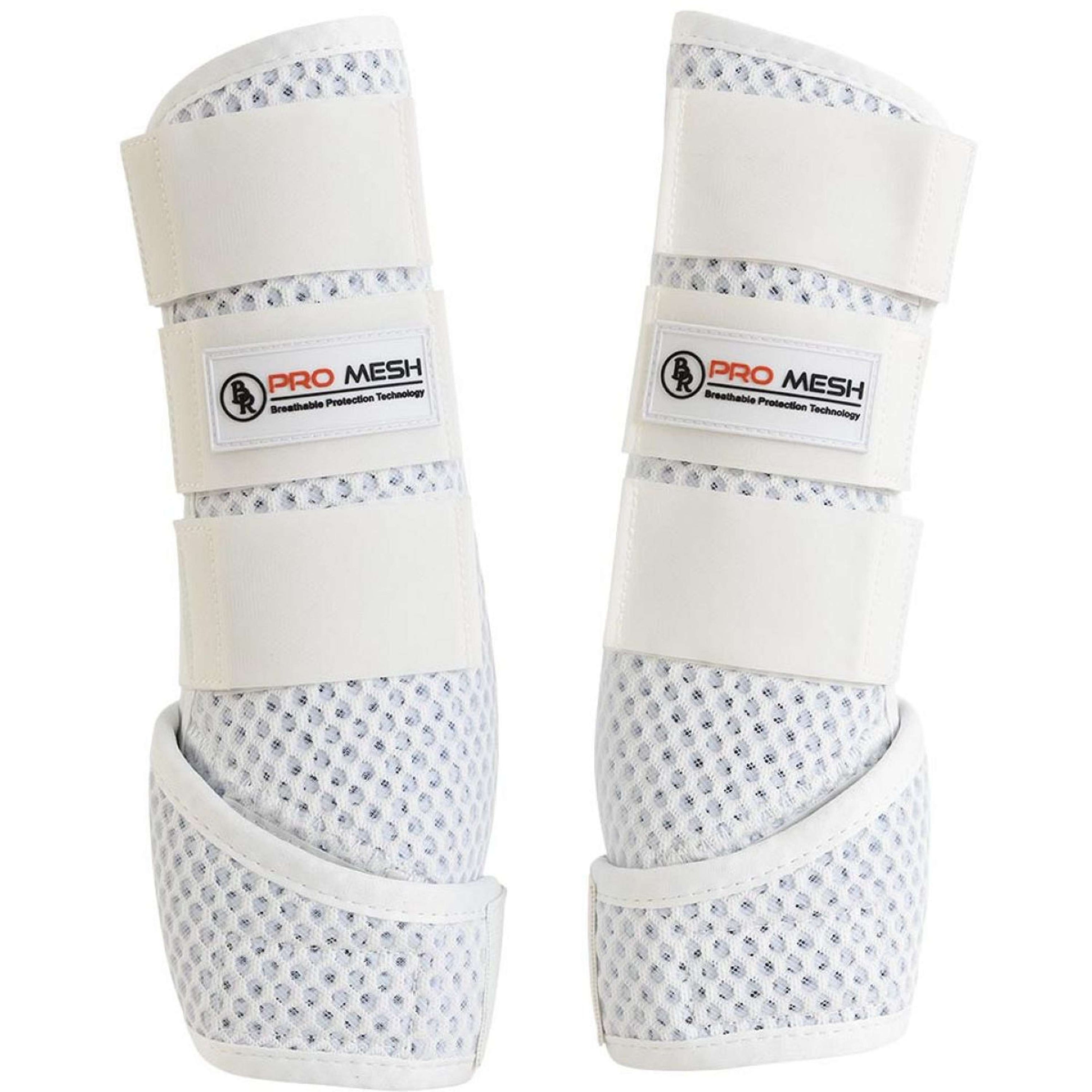 BR Protectores de piernas Pro Mesh Flex Snow White
