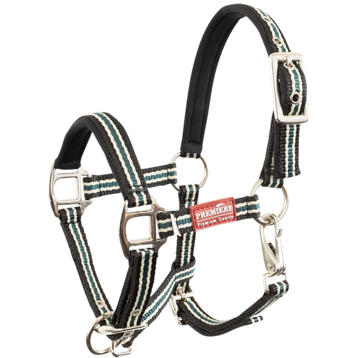 Premiere Cabestro Potro Vivid Neopreno Negro<>Beige<>Verde