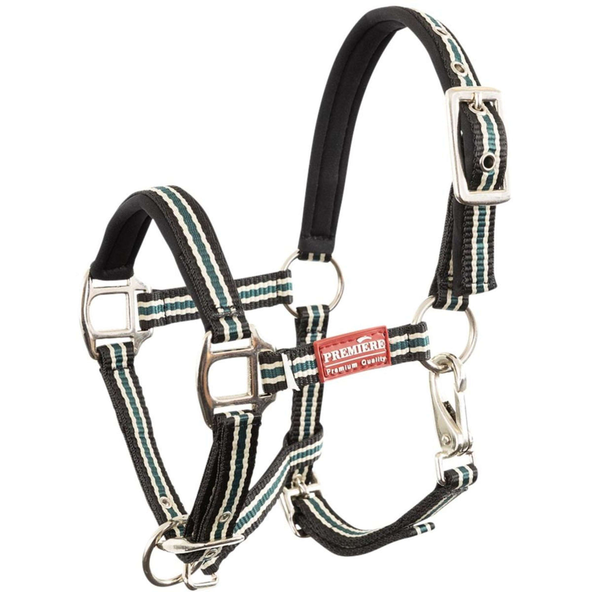 Premiere Cabestro Potro Vivid Neopreno Negro<>Beige<>Verde