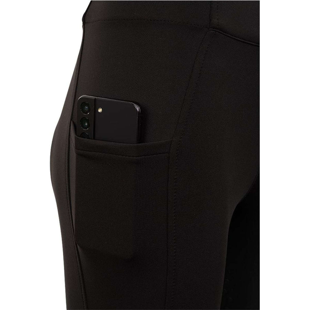 Premiere Legging de Equitación Bitterroot Asiento de Silicona Negro