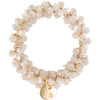BR Liga para el cabello Beads kit/2 White Crystal