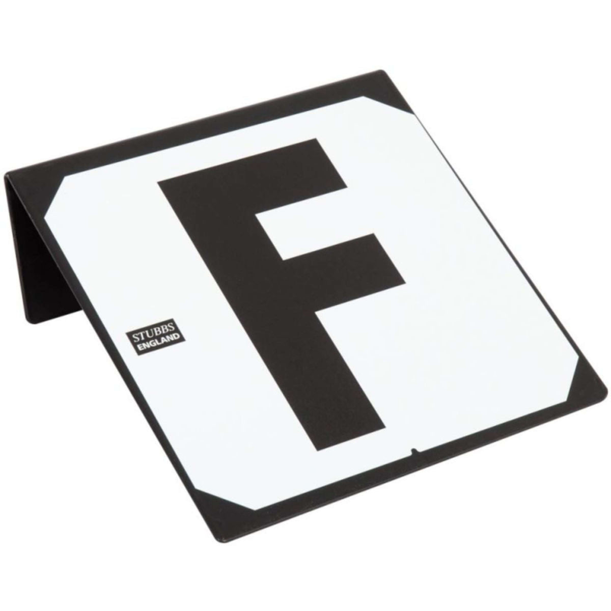 Stubbs Hook-On Juego Básico de Letras de Picadero Negro