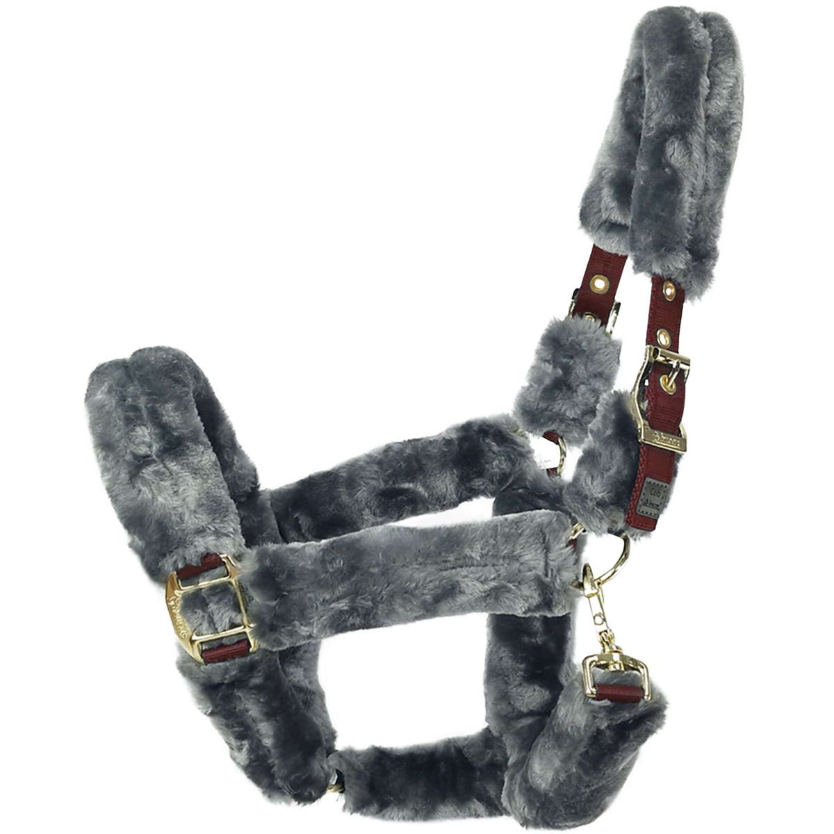 Bucas Cabezada Show-Line Full Fur Burdeos/Negro