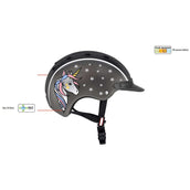 Casco Gorra Nori Negro/Gris/Unicornio