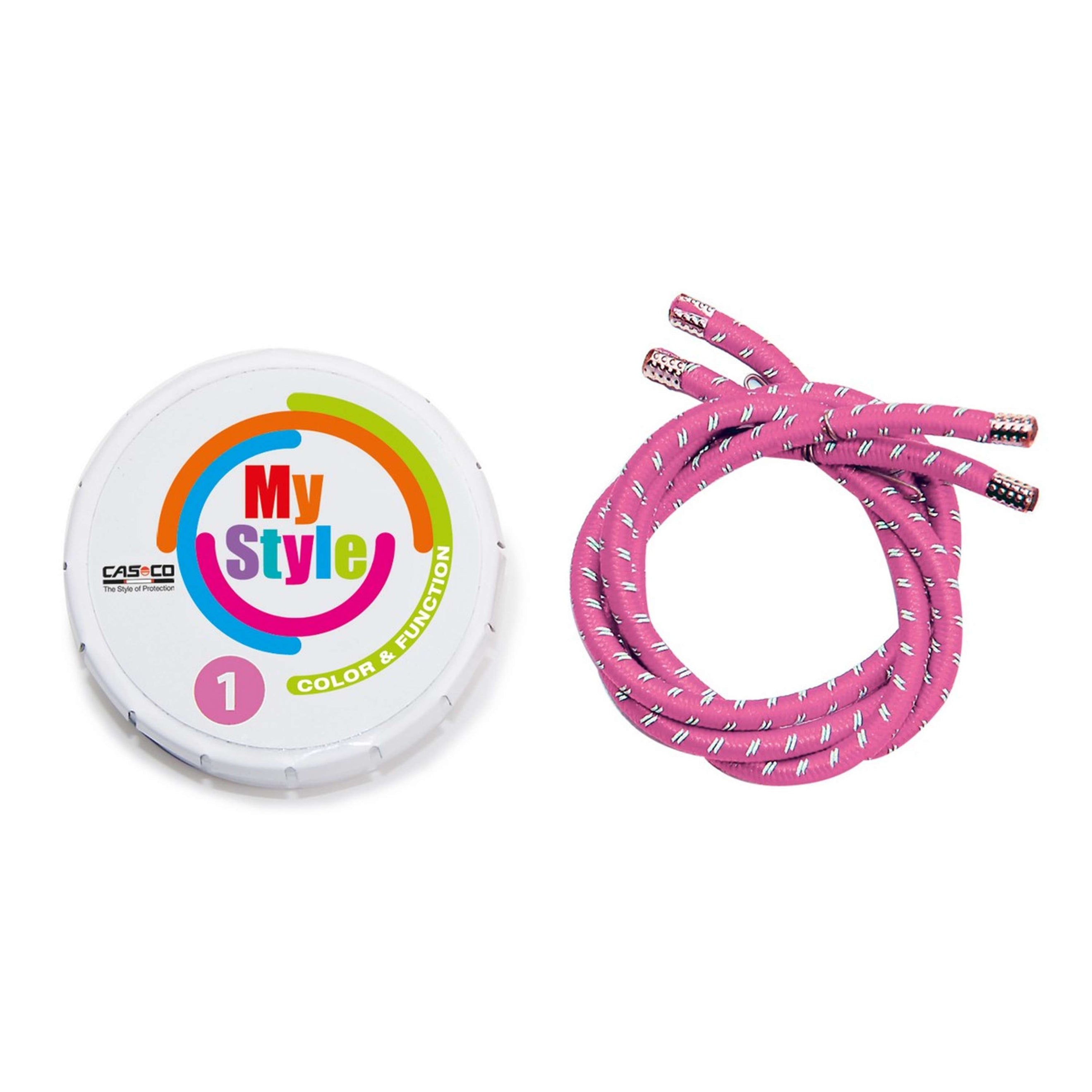 Casco Tira de cristal MyStyle Swarovski Rosa Reflective