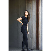 Catago Legging de Equitación Troy Full Grip Negro