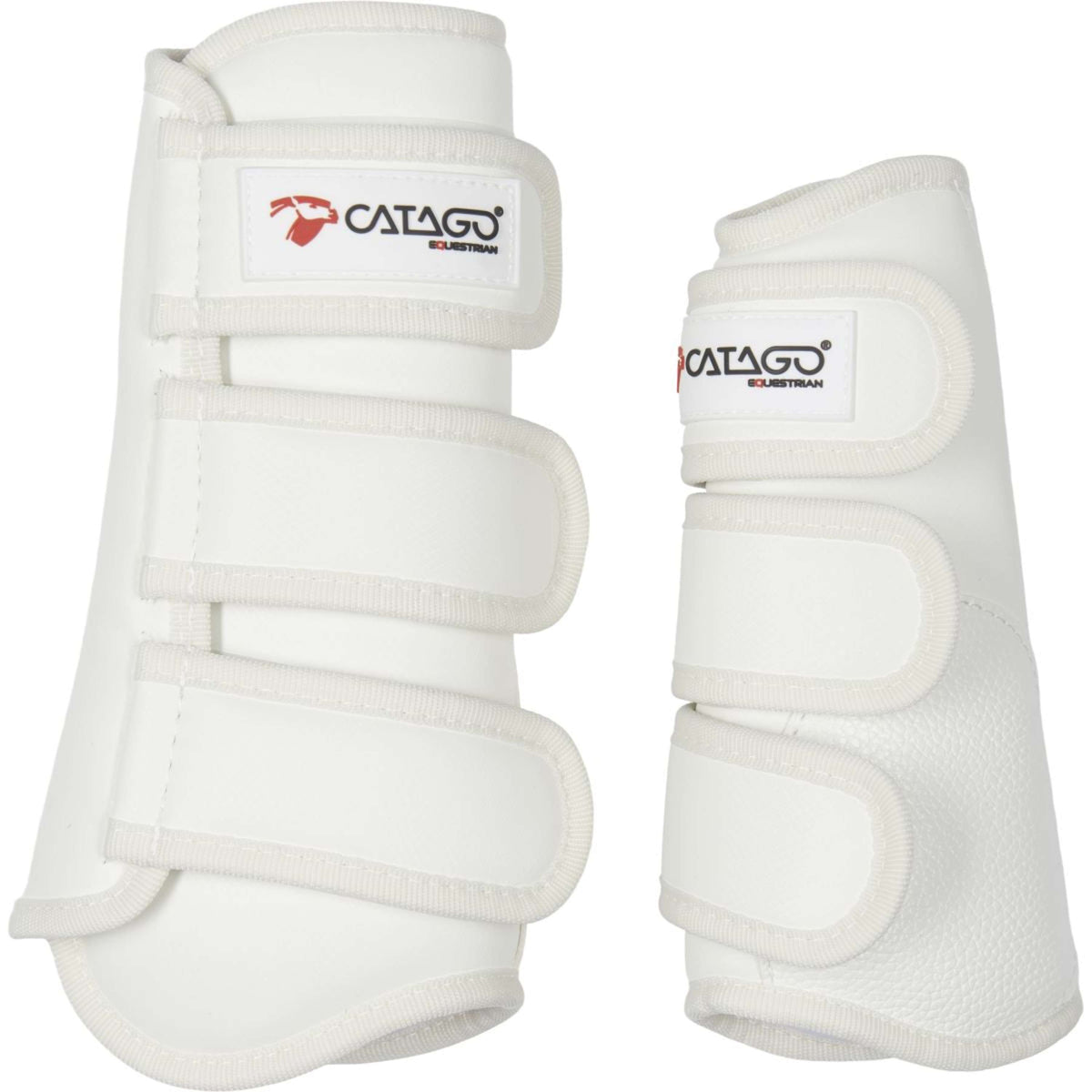 Catago Protectores de piernas Set de 4 Blanco