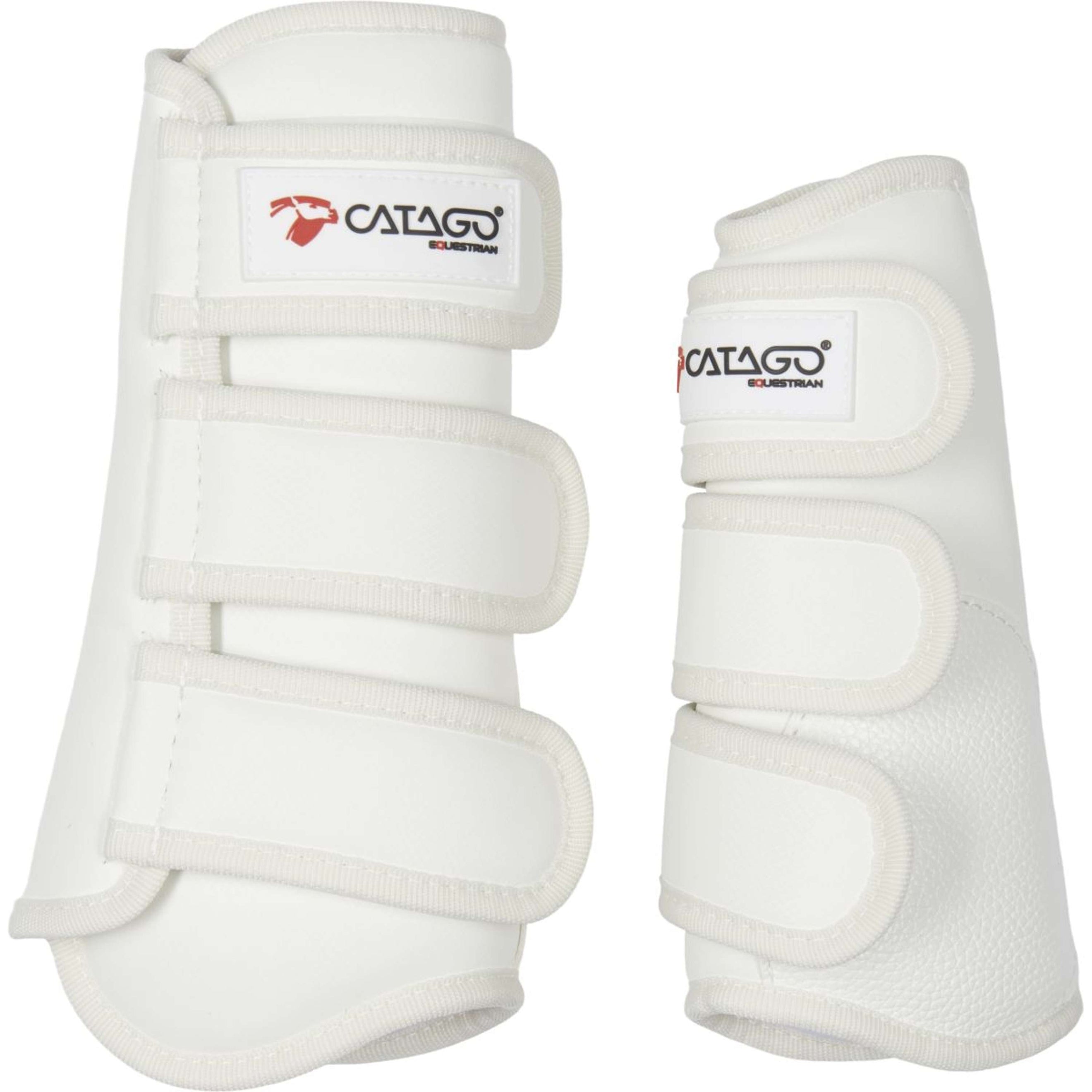 Catago Protectores de piernas Set de 4 Blanco