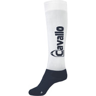 Cavallo Calcetines SIMO C Blanco/Azul oscuro