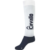 Cavallo Calcetines SIMO C Blanco/Azul oscuro