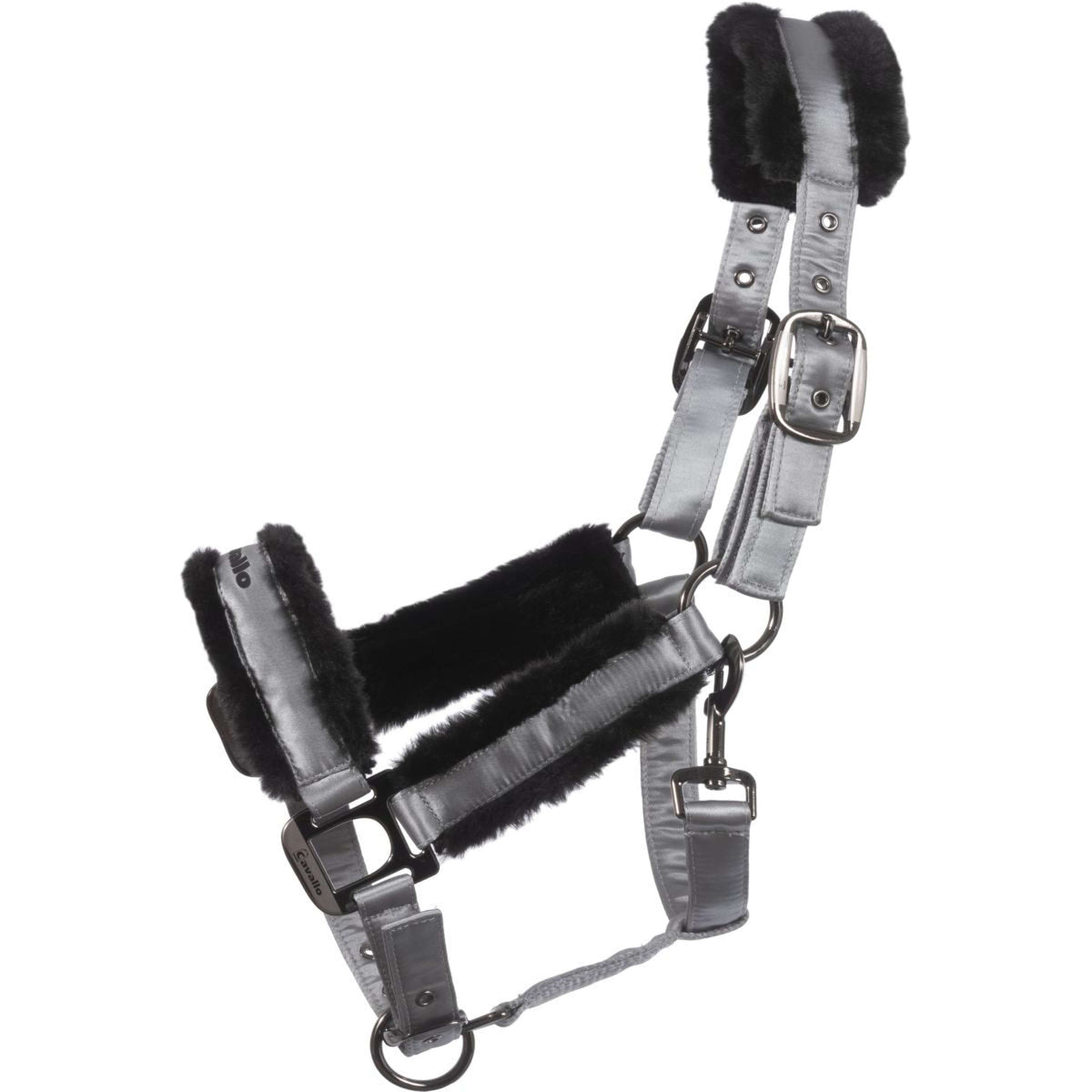 Cavallo Cabezada CavalJero Plata gris