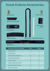 Scoot Boots Herradura Enduro Single Negro