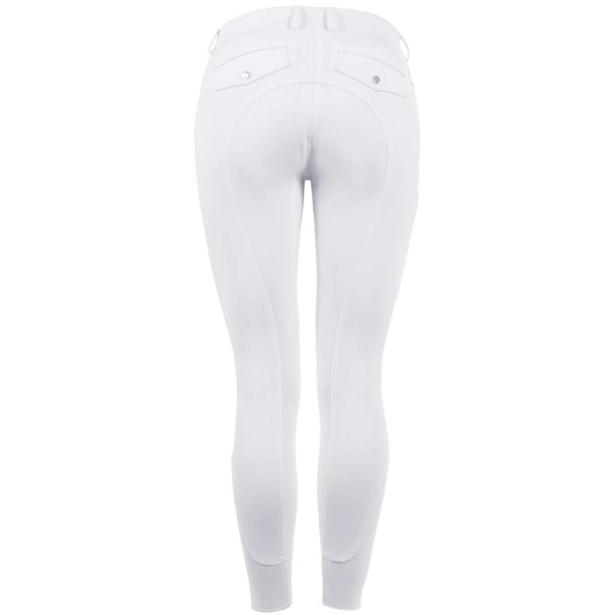 Cavallo Pantalones Dristy Grip Mobile Softshell Knee Grip Funcional Mujer Blanco