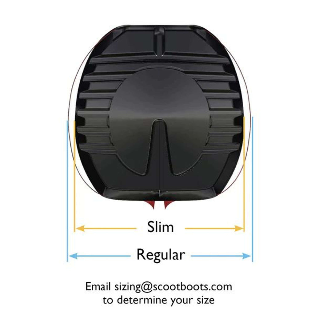 Scoot Boot Herradura Slim Single Pony Negro