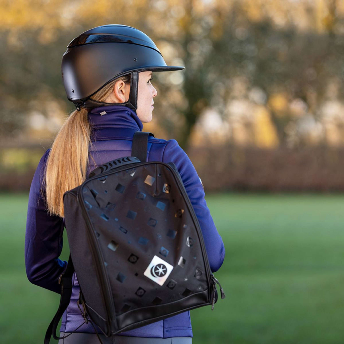 Charles Owen Bolsa para Casco Convertible Negro