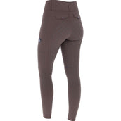 Covalliero Legging de Equitación AW24 Full Grip Cafe Marron