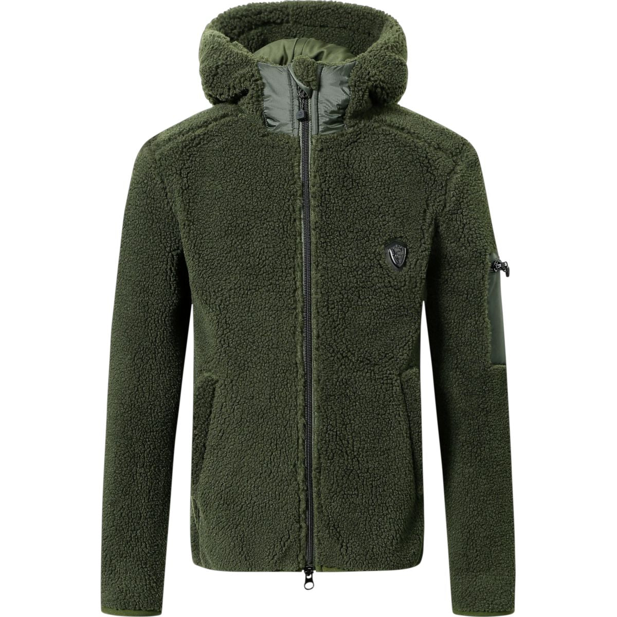 Covalliero Sudadera con capucha y cremallera AW24 Niños Opal Green