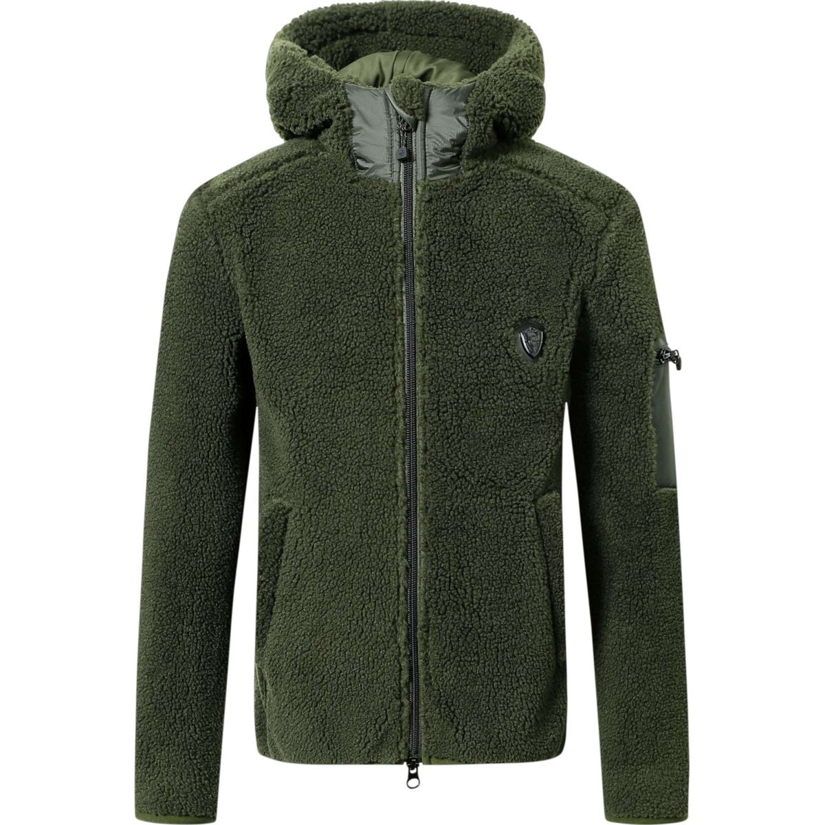Covalliero Sudadera con capucha y cremallera AW24 Niños Opal Green