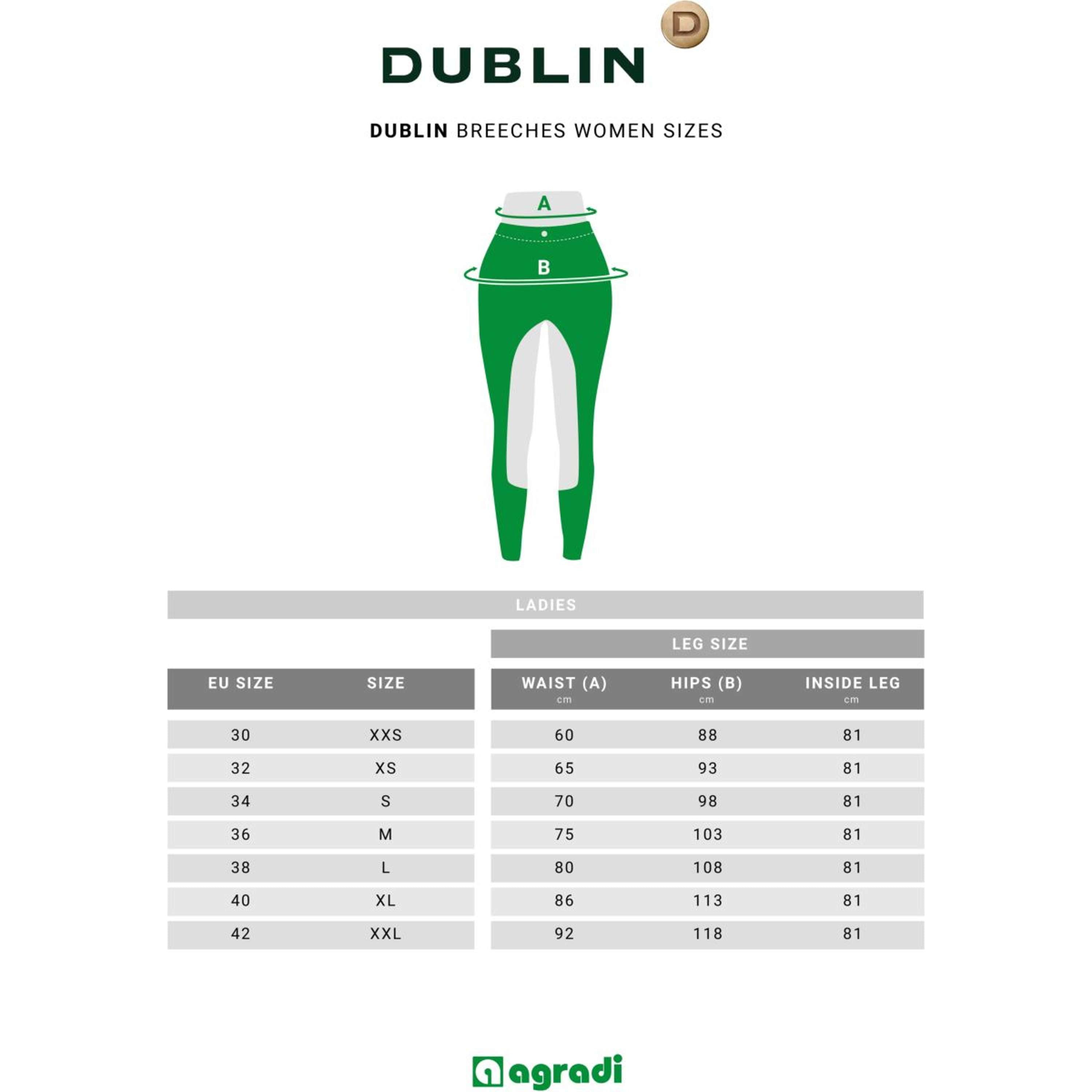 Dublin Pantalones Shona Hoja de gamuza completa Denim Azul/Marino