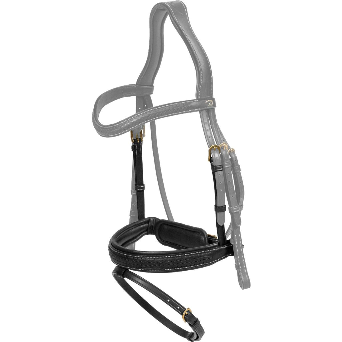 Dyon Cabezada Pull-Back Trenzado Negro