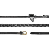 Dyon Riendas 1/2 Trenzado Negro
