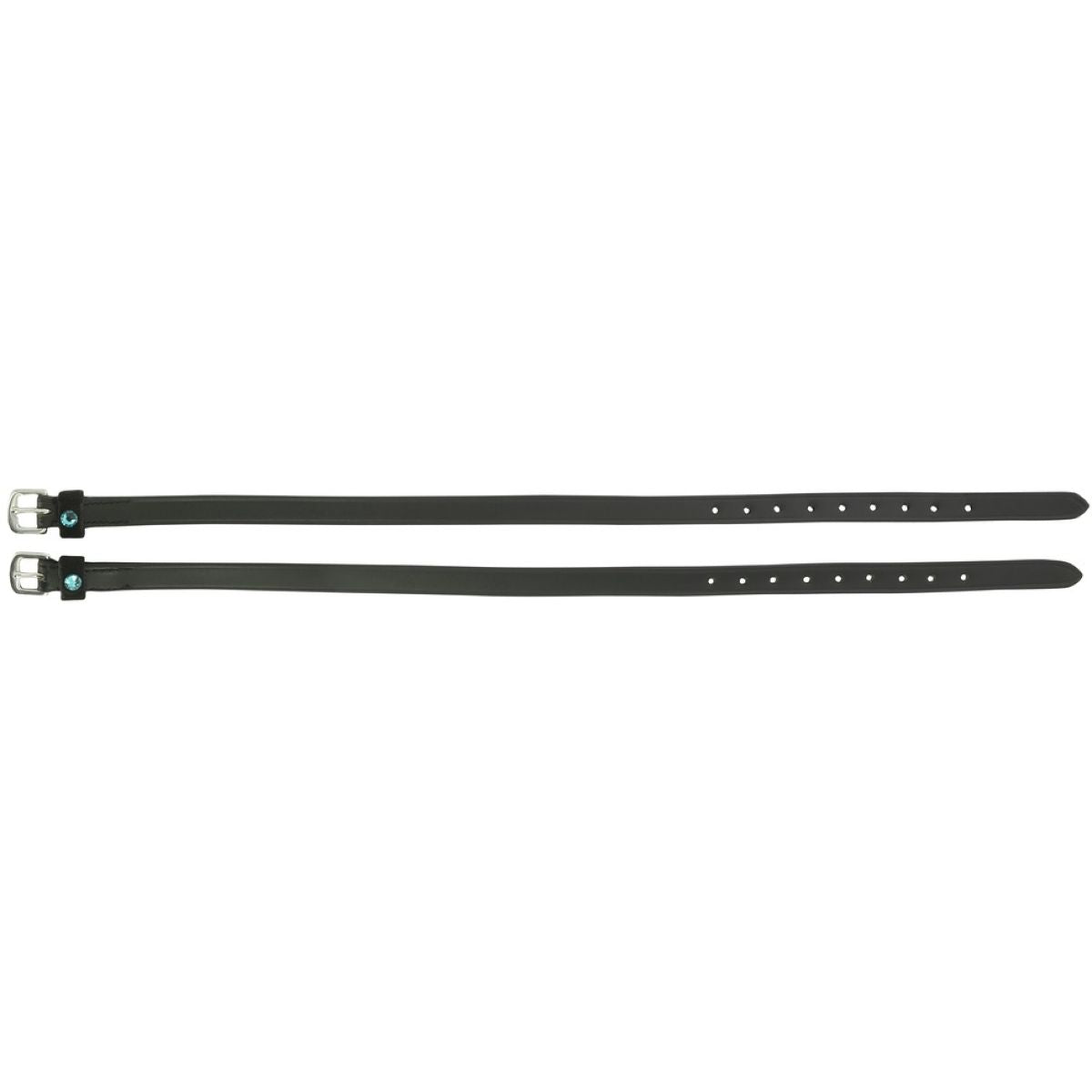 Norton Correas para espuelas Pro Solitaire Negro/Turquesa