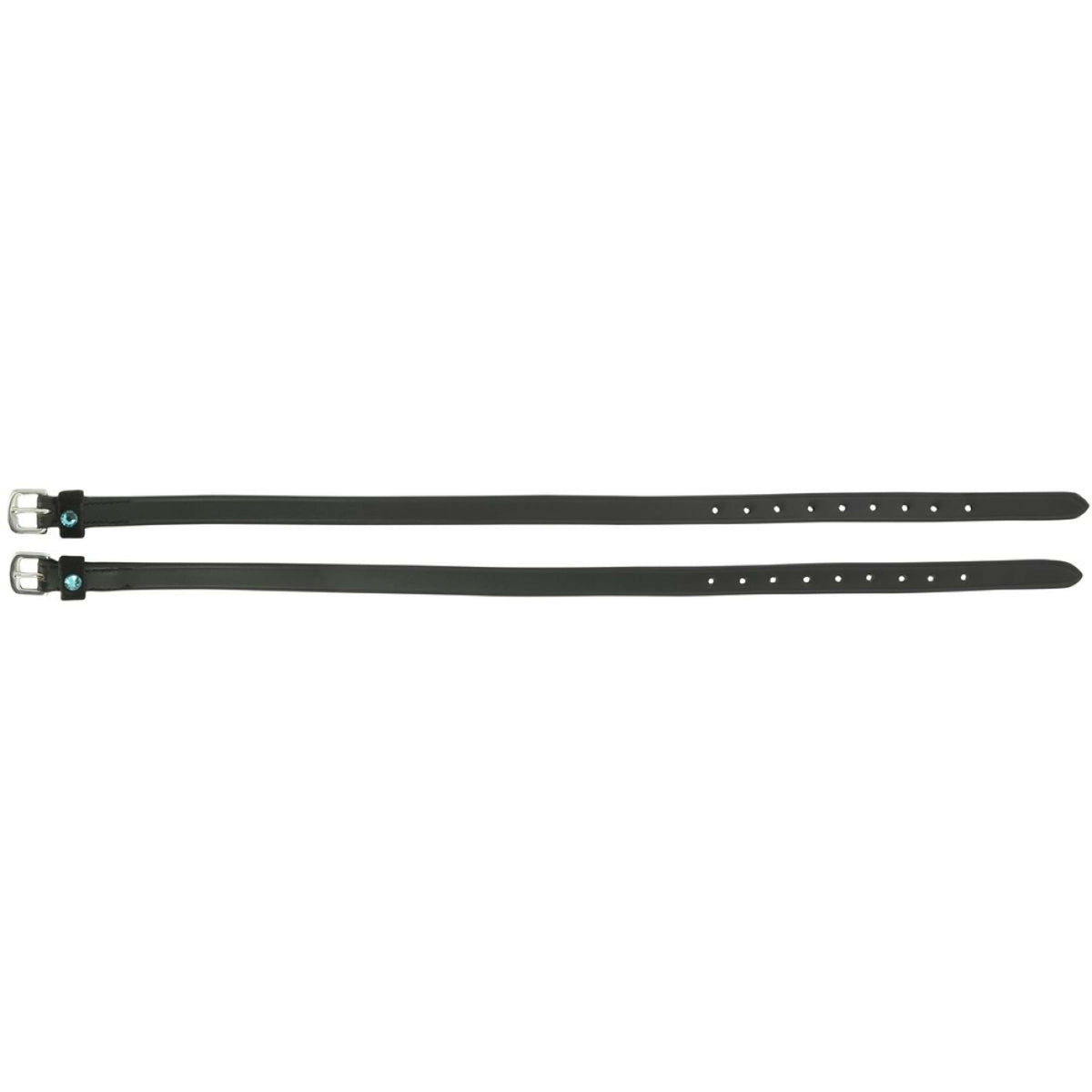 Norton Correas para espuelas Pro Solitaire Negro/Turquesa