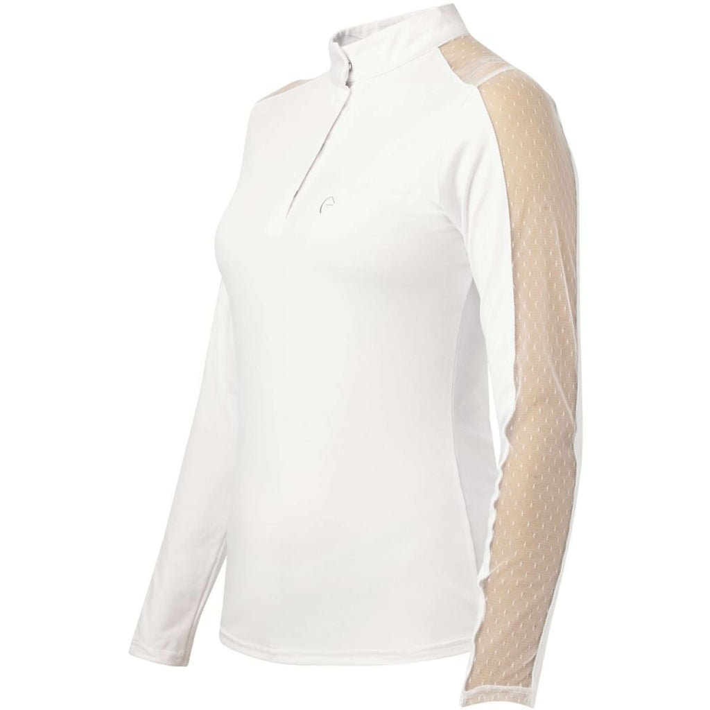 EQUITHÈME Camiseta de Competición Pekin Mangas Largas Blanco