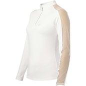 EQUITHÈME Camiseta de Competición Pekin Mangas Largas Blanco