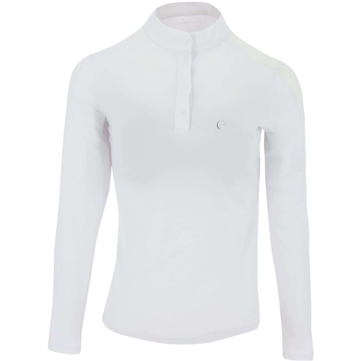 EQUITHÈME Camiseta de Competición Pekin Mangas Largas Blanco
