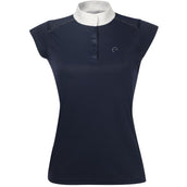 EQUITHÈME Camiseta de Competición Brussels con Strass Azul Marino