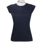 EQUITHÈME Camiseta de Competición Brussels con Strass Azul Marino