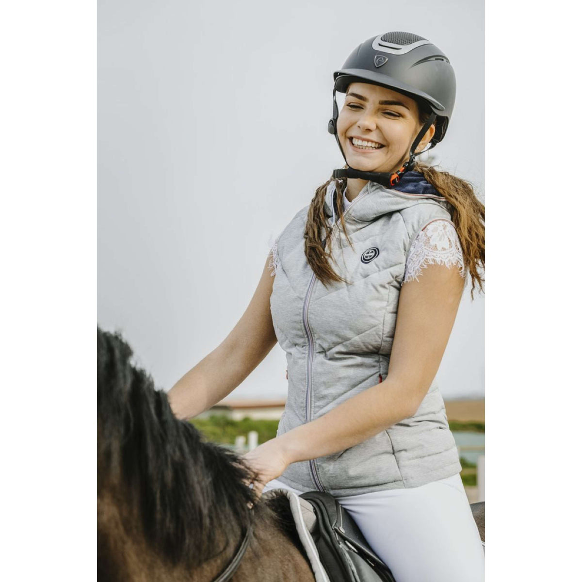 EQUITHÈME Chaleco Lea Gris