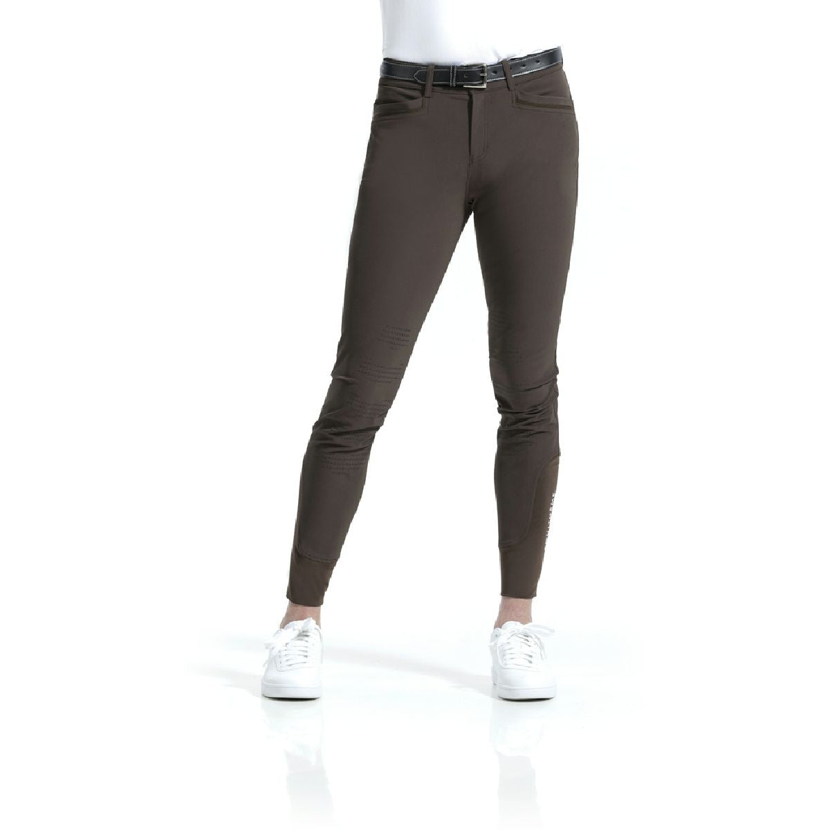 EQUITHÈME Pantalón de Equitación Georg Hombres Marron