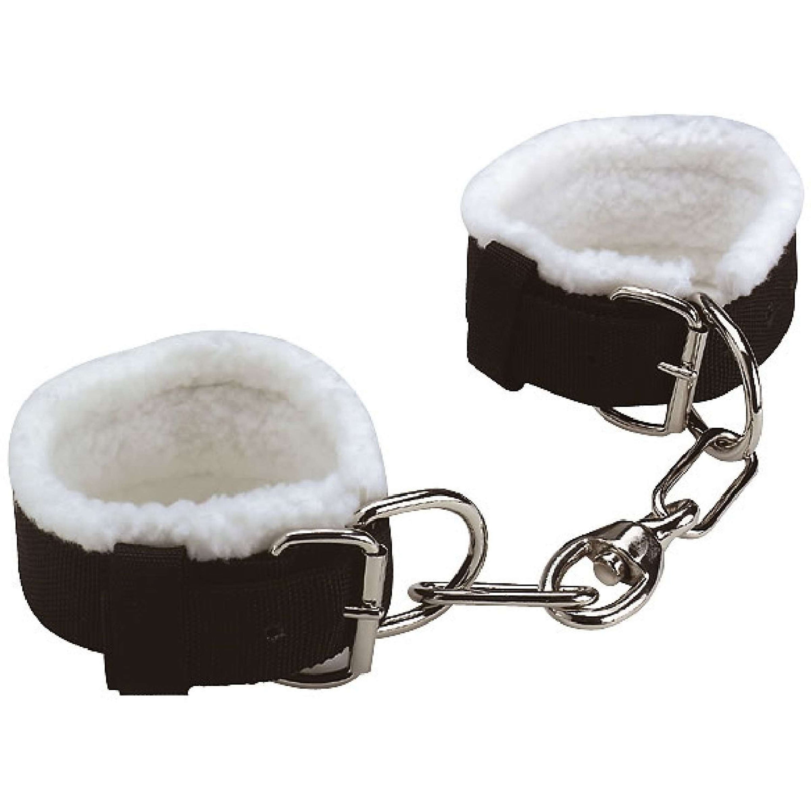 Norton Grilletes Nylon Forrado con Piel Sintética de Oveja Negro