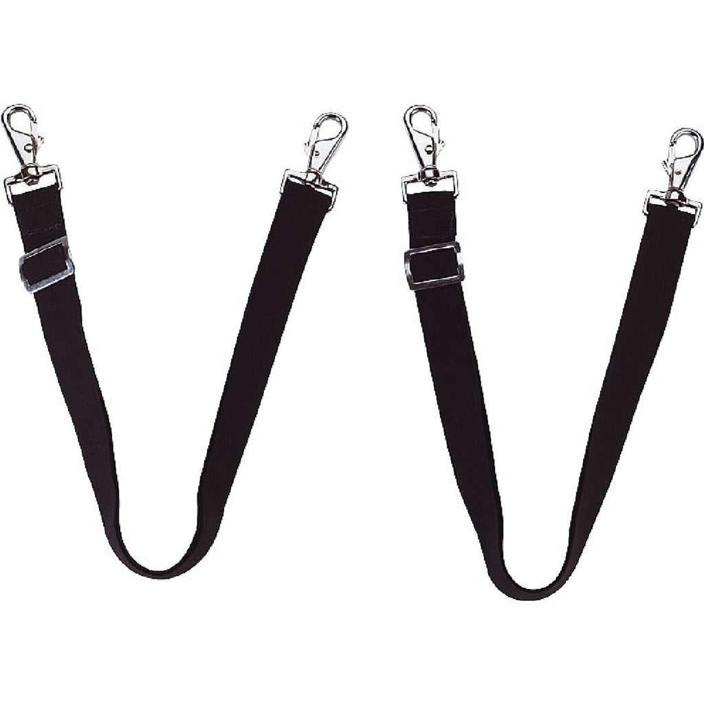 EQUITHÈME Correas para Piernas Elastisch Negro