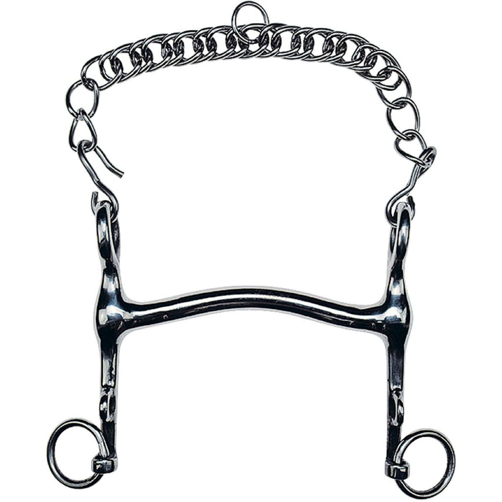Feeling Bocado de Dressage Acero Inoxidable Macizo 13mm