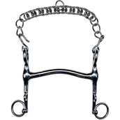 Feeling Bocado de Dressage Acero Inoxidable Macizo 13mm