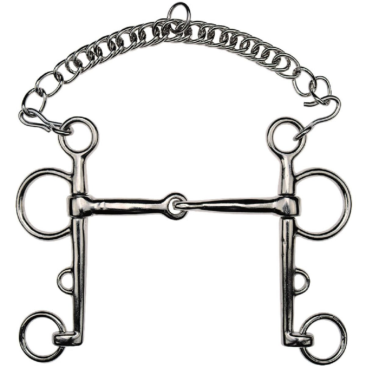 Feeling Bocado Pelham Acero Níquelado Articulado