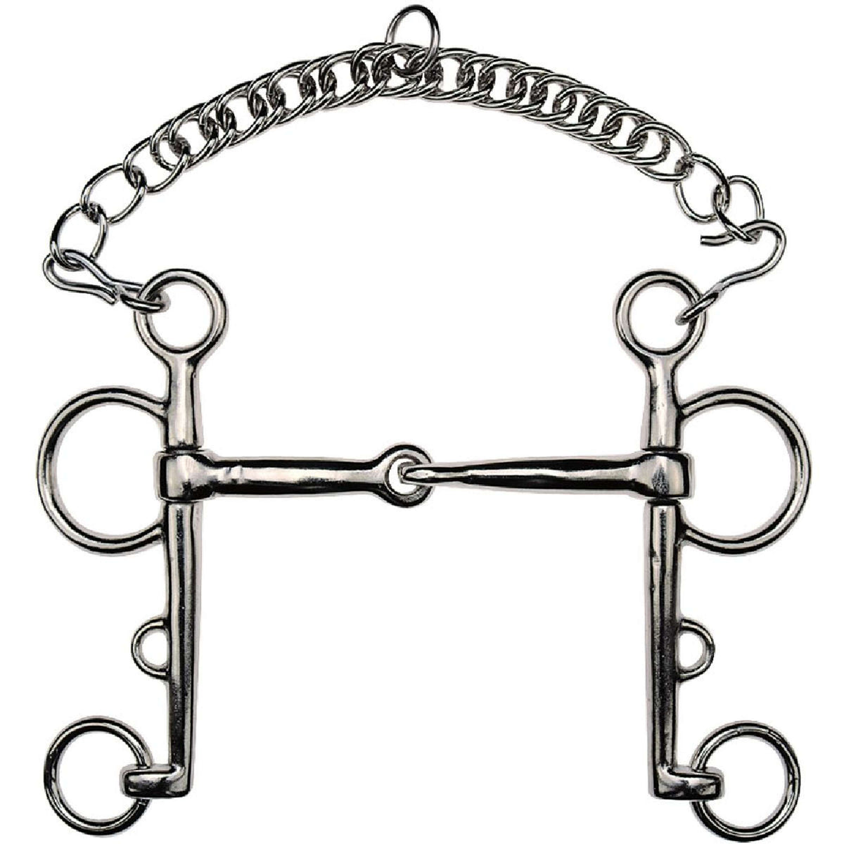 Feeling Bocado Pelham Acero Níquelado Articulado