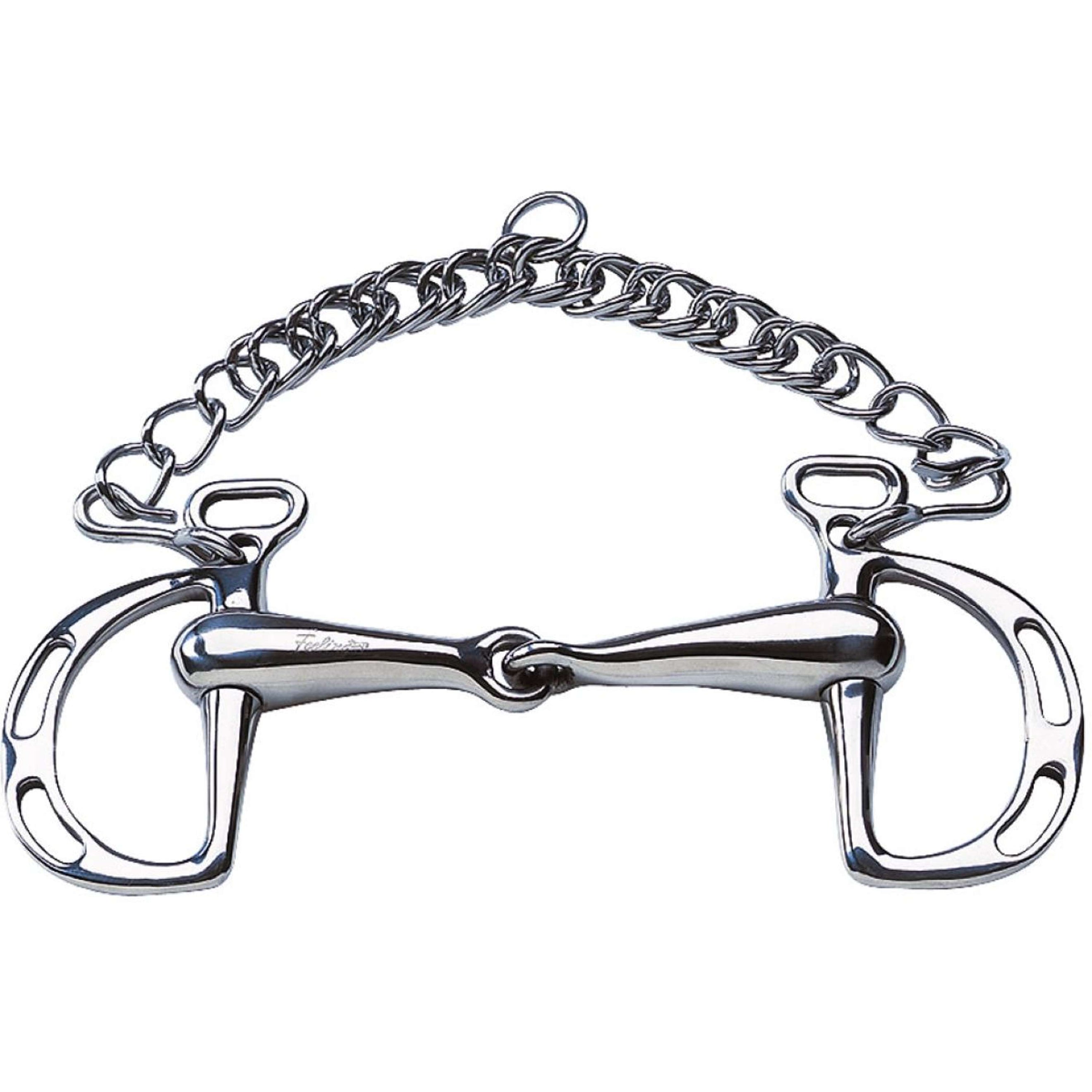 Feeling Bocado Español con Agujeros para Riendas Articulado Feeling Bocado Español con Agujeros para Riendas Articulado