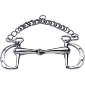 Feeling Bocado Español con Agujeros para Riendas Articulado