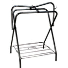 Hippotonic Soporte de Silla de Montar con 4 patas Negro