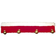 EQUITHÈME Cabezada y Frontalera Navidad Rojo