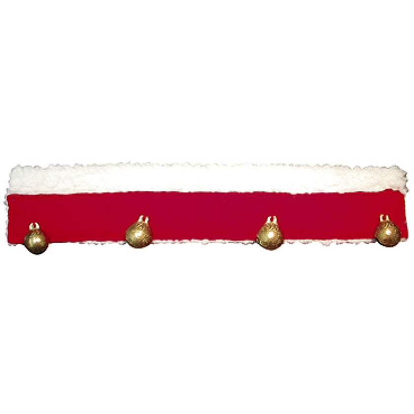 EQUITHÈME Cabezada y Frontalera Navidad Rojo