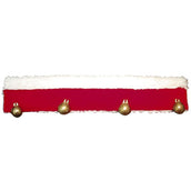EQUITHÈME Cabezada y Frontalera Navidad Rojo