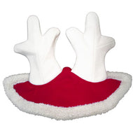 EQUITHÈME Cuerno de Reno Sombrero de Navidad Rojo