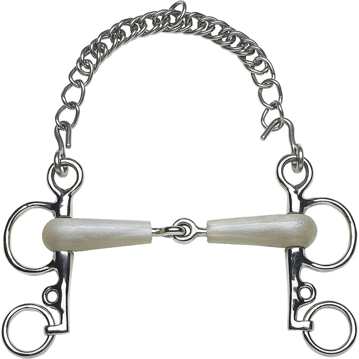Feeling Bocado Pelham Flexi Español (ES): Carrillos Cortos Macizo 21mm