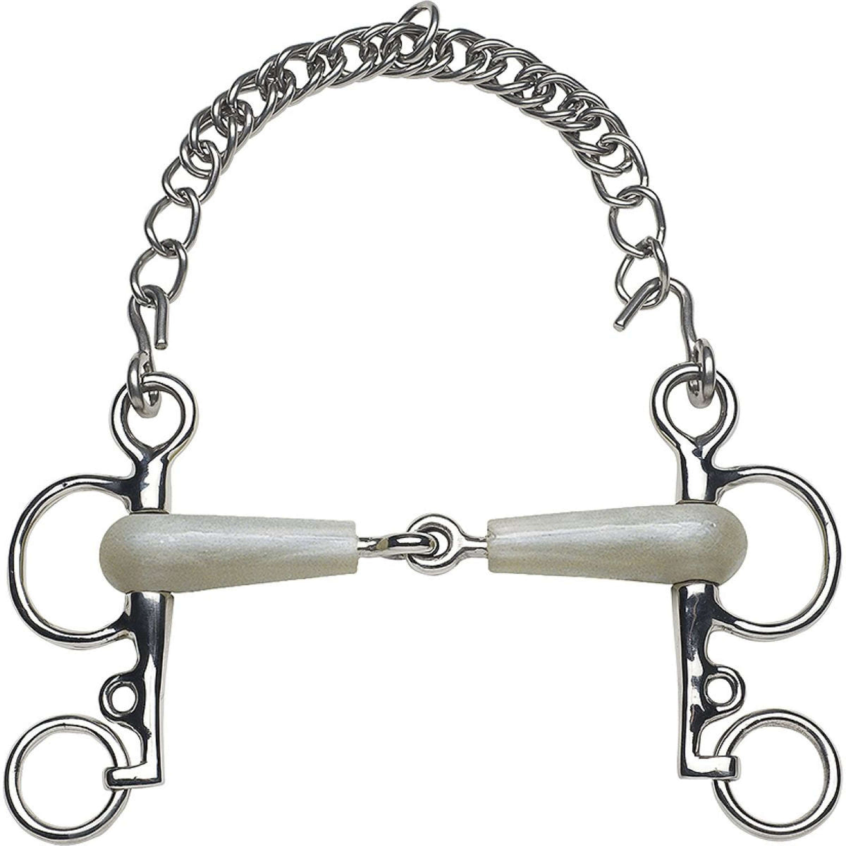 Feeling Bocado Pelham Flexi Español (ES): Carrillos Cortos Macizo 21mm