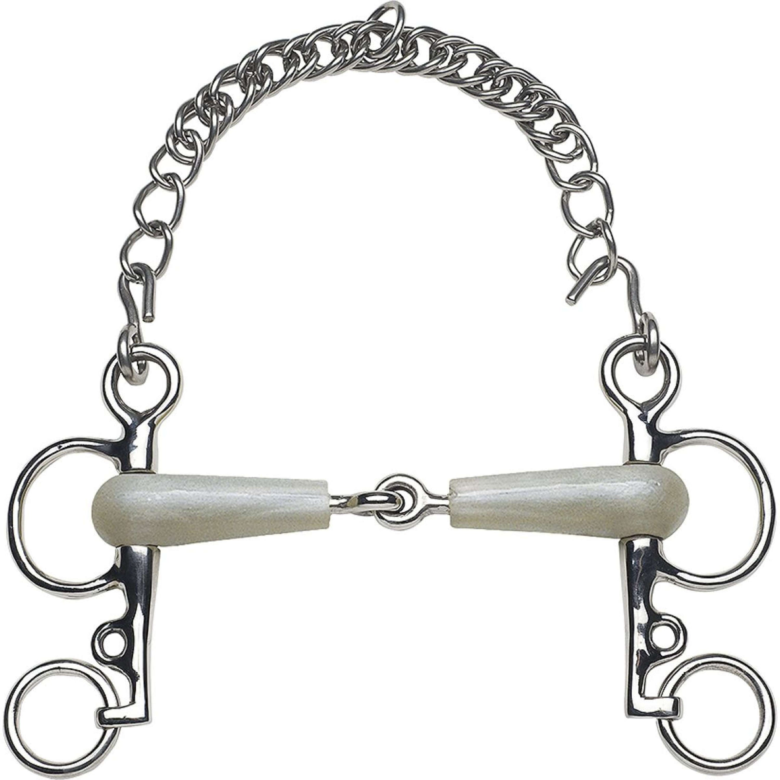 Feeling Bocado Pelham Flexi Español (ES): Carrillos Cortos Macizo 21mm